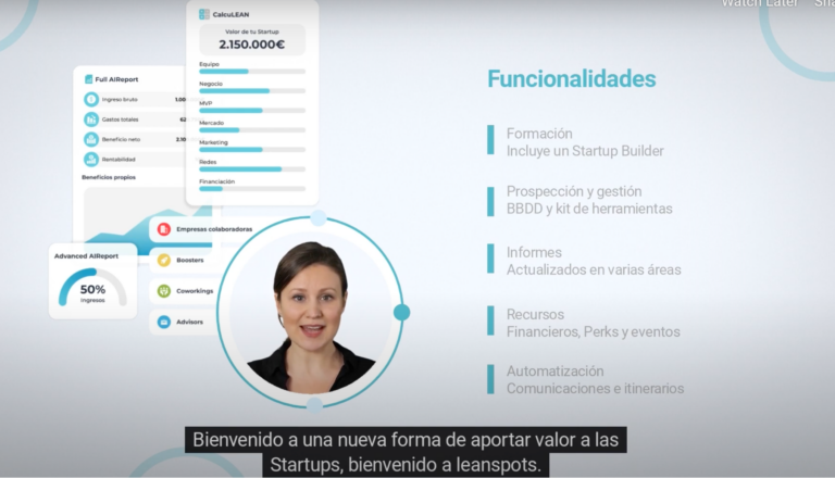 leanspots para mentores: principales características, cómo configurarlo e invitar StartUps gratis