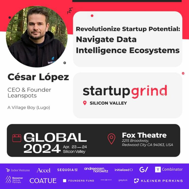 Leanspots en Silicon Valley en Startup Grind Global 2024